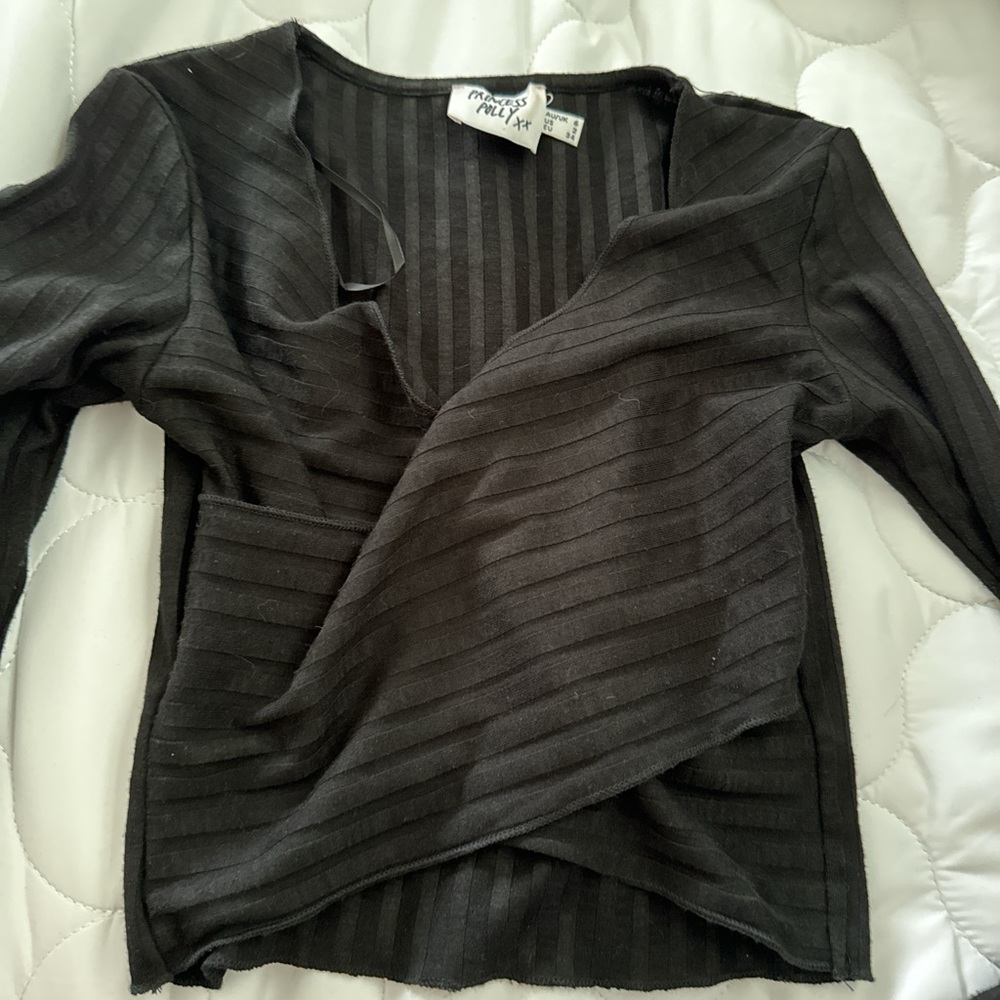Princess Polly wrap sweater top